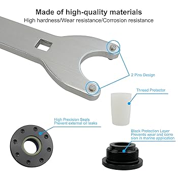 Amazon.com: Seastar HC5345 Seal Kit, HS5157 Front Mount